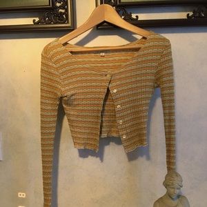 ✨ CUTE FUNKY CROPPED CARDIGAN/TOP✨